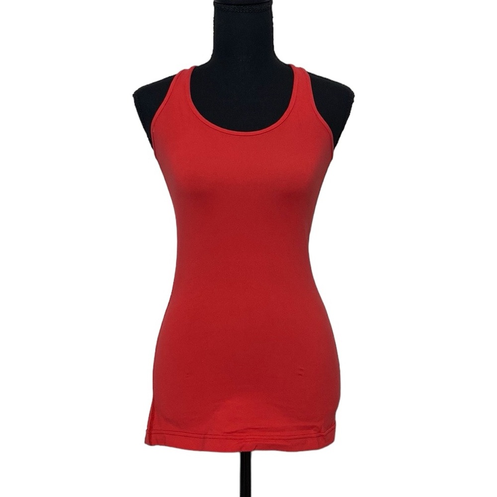 Lululemon Pink Coral Racerback Athletic Yoga Tank Top 4